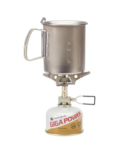 Estufa Ultraligera Snow Peak GST-120R de Titanio 0.057 kg 2