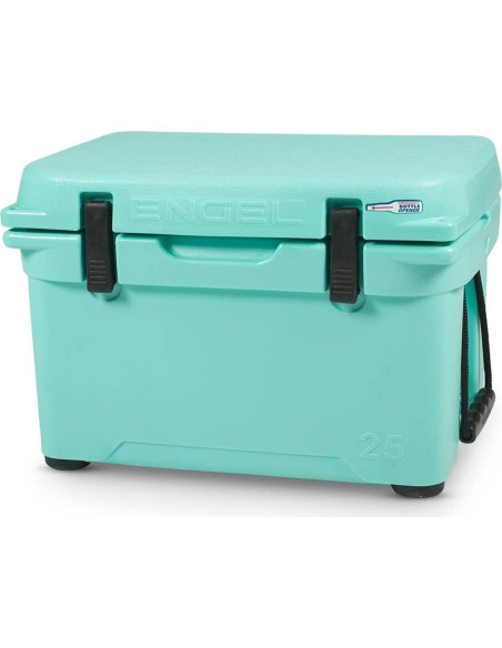 Enfriador Engel 25 Verde Agua 19.87L Alta Retención de Hielo