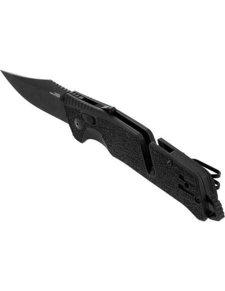 Cuchillo Plegable SOG Trident AT Blackout 9.53 cm Acero D2