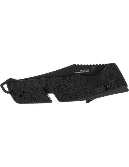 Cuchillo Plegable SOG Trident AT Blackout 9.53 cm Acero D2