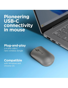 Ratón Inalámbrico Lenovo 540 USB-C - Compacto y Ambidiestro 2