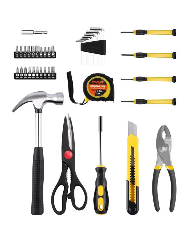Juego de Herramientas Manuales 40 Piezas DIFFLIFE con Caja