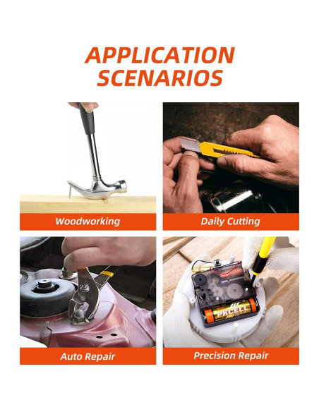 Juego de Herramientas Manuales 40 Piezas DIFFLIFE con Caja Juego de Herramientas Manuales 40 Piezas DIFFLIFE con Caja