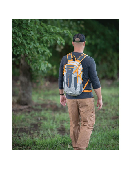 Mochila de Hidratación ALPS Mountaineering Hydro Trail 15L Gris/Naranja