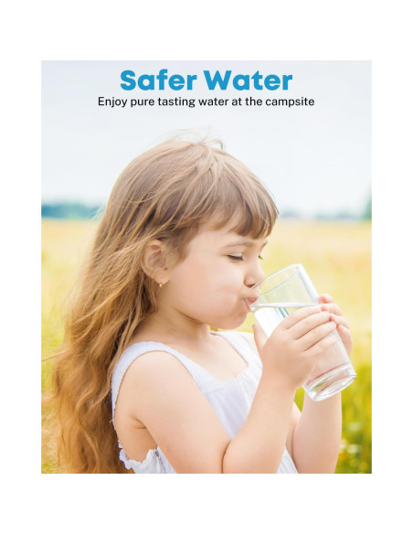 Filtro de Agua Inline Kohree 2 Unidades, Certificado NSF, Reduce Cloro