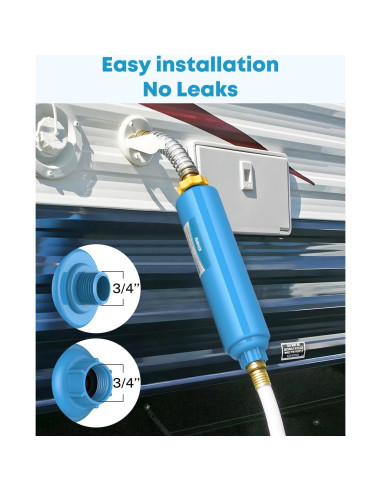 Filtro de Agua Inline Kohree 2 Unidades, Certificado NSF, Reduce Cloro