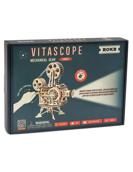 Kit de Proyector de Película Vintage ROKR Vitascope 183 Piezas