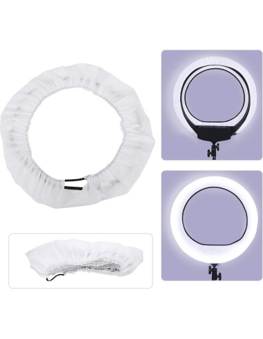 Difusor Softbox Luz de Anillo Estink 36cm Blanco Nylon