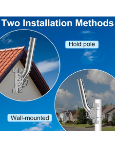 Soporte Universal de Montaje en Poste PRUBOVI 0.5 kg 2
