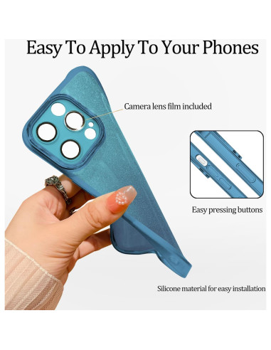 Funda Honor X6 Brillo Doble Capa TPU y PC Azul