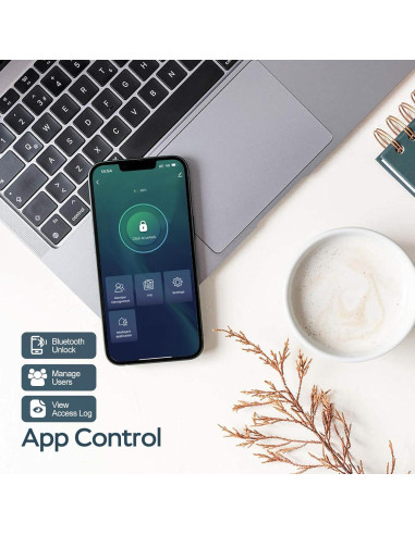 Cerradura Inteligente Schlo RD-S con Huella Dactilar y App