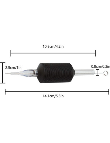 Combo 20 Tubos de Agujas de Tatuaje Desechables Needlehouse 25mm