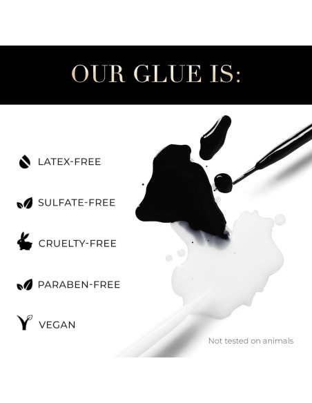 Pegamento para Pestañas Negras Lilly Lashes 9g - Libre de Látex Pegamento para Pestañas Negras Lilly Lashes 9g - Libre de Látex