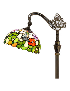 Lámpara de Pie Tiffany ZJART Vidrio Templado 170 cm Ajustable