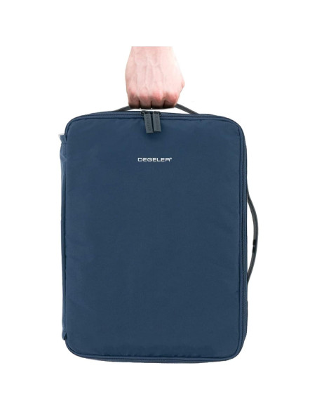 DEGELER Bolsa para Camisas Azul - Organizador de Viaje 40x28cm