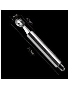 Descorazonador de Acero Inoxidable ASEANAO para Tomates y Fresas 2