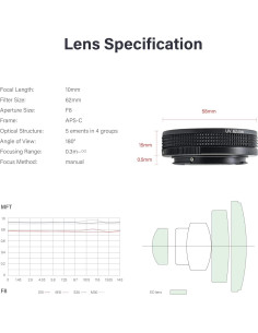 Lente Ojo de Pez AstrHori 10mm F8 II para Panasonic Olympus 2
