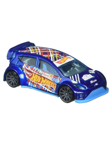 Hot Wheels Equipo de Carreras 2017 Ford Fiesta Azul 1:64