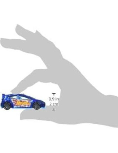 Hot Wheels Equipo de Carreras 2017 Ford Fiesta Azul 1:64