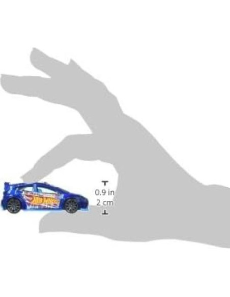 Hot Wheels Equipo de Carreras 2017 Ford Fiesta Azul 1:64