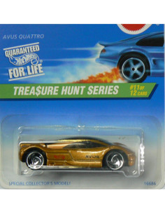 Hot Wheels Avus Quattro 1997 Caza del Tesoro 1:64 Edición Limitada 2