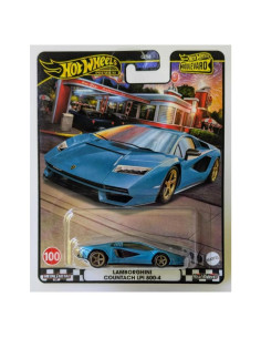 Hot Wheels Lamborghini Countach LPI 800-4 Teal 1:64 Escala