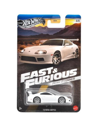 Hot Wheels Toyota Supra Rápido y Furioso 1:64 Blanco