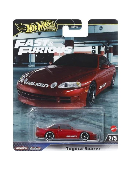 Conjunto de Autos Diecast Hot Wheels 2024 Rápido y Furioso 5 Piezas