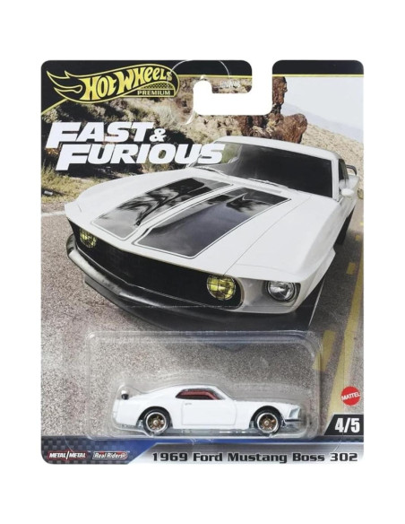 Conjunto de Autos Diecast Hot Wheels 2024 Rápido y Furioso 5 Piezas