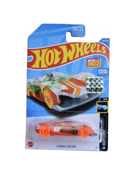 Hot Wheels Turbine Sublime X-Raycers 1:64 Naranja Hot Wheels Turbine Sublime X-Raycers 1:64 Naranja