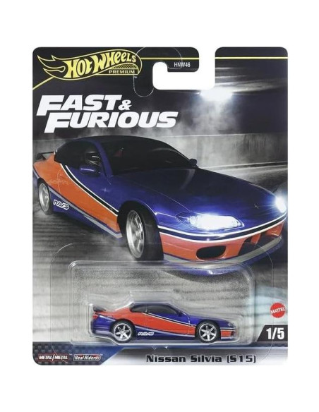 Conjunto de Autos Diecast Hot Wheels 2024 Rápido y Furioso 5 Piezas