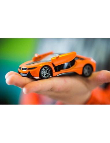Siku 2348 Coche Deportivo BMW i8 LCI Escala 1:50 Naranja/Negro