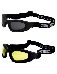 Gafas de Motocicleta Epoch Eyewear - 2 Pares Acolchadas