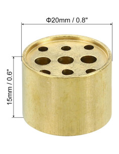 Soporte de Incienso PATIKIL - 2 Piezas de Latón para Conos y Varitas 2