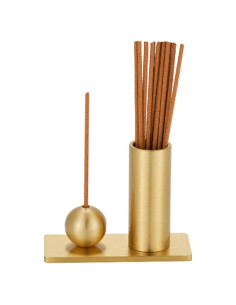 Quemador de Incienso SUJIAMEI de Latón con Soporte y Caja