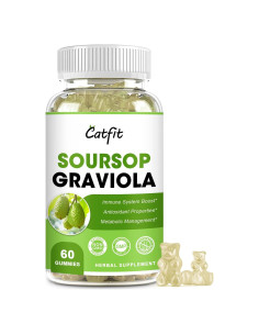 Gomitas de Graviola Catfit 60 Unidades - Antioxidante y Vegano