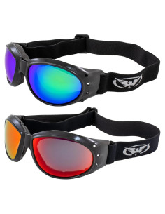 Gafas de Motocicleta Global Vision Eliminator 2 Pares Negro
