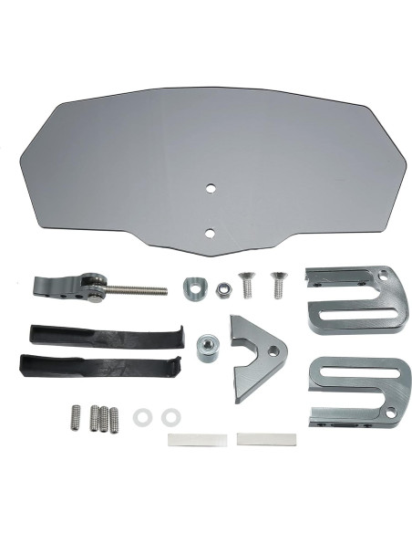 Deflector de Viento Motoforti - Parabrisas Ajustable para Motocicletas