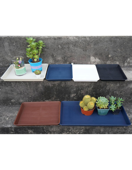Bandeja de Cultivo VUWEZ Rectangular 28x19.3 cm para Plantas
