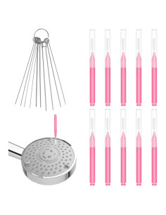 10 Cepillos de Limpieza para Cabezal de Ducha NQEUEPN Rosa