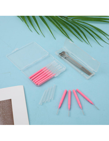 10 Cepillos de Limpieza para Cabezal de Ducha NQEUEPN Rosa