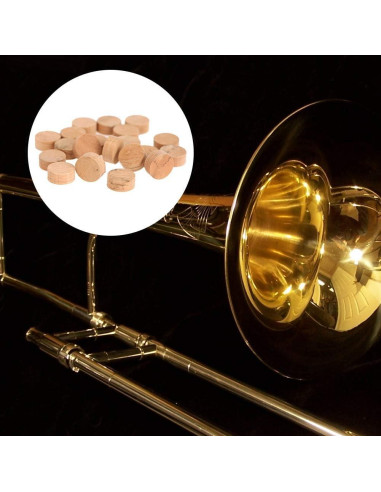 Almohadillas de Corcho para Trompeta y Trombón - 20 Piezas 9.5 mm