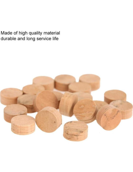 Almohadillas de Corcho para Trompeta y Trombón - 20 Piezas 9.5 mm
