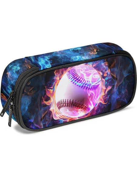 Estuche de Lápices Okentiso 3D Béisbol Gran Capacidad Estuche de Lápices Okentiso 3D Béisbol Gran Capacidad