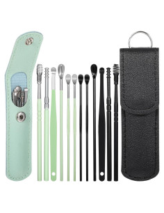 Kit de Eliminación de Cerumen Prasacco 12 Pcs Acero Inoxidable