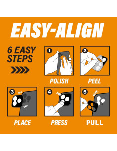 Protector de Lente de Cámara Gadget Guard para iPhone 14 Pro/Pro Max, Vidrio Templado 9H, Ultra HD, Anti-Rasguños 2