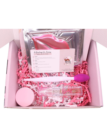 Kit de Cuidado de Labios Bgirly - Exfoliante, Mascarilla y Aceite