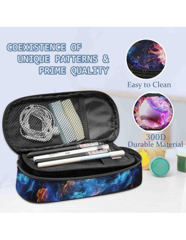 Estuche de Lápices Okentiso 3D Béisbol Gran Capacidad