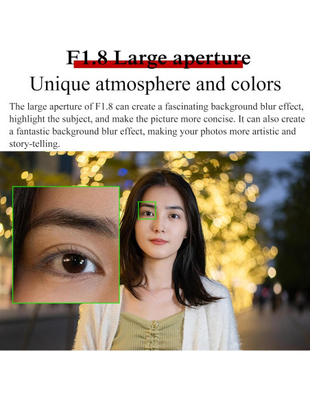 Lente 7artisans AF 50mm F1.8 para Sony E, Enfoque Automático