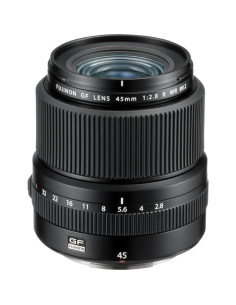 Lente Fujifilm GF45mm F2.8 R WR Gran Angular 490g 2